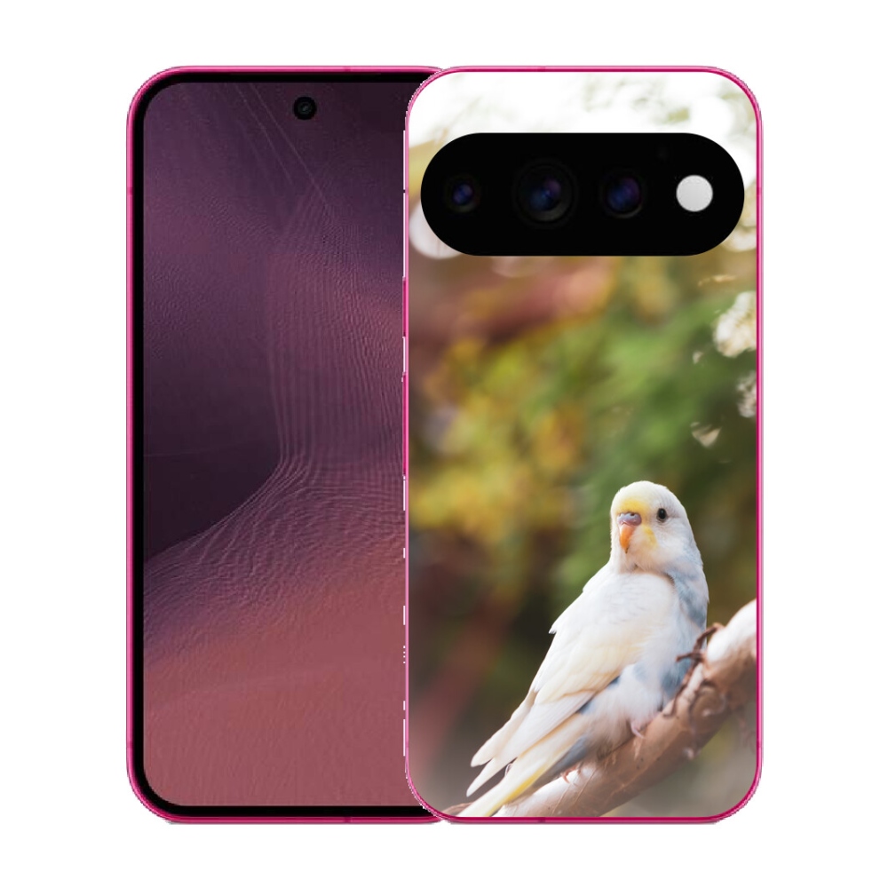 mmCase gél tok a Google Pixel 11-hez – fehér papagáj