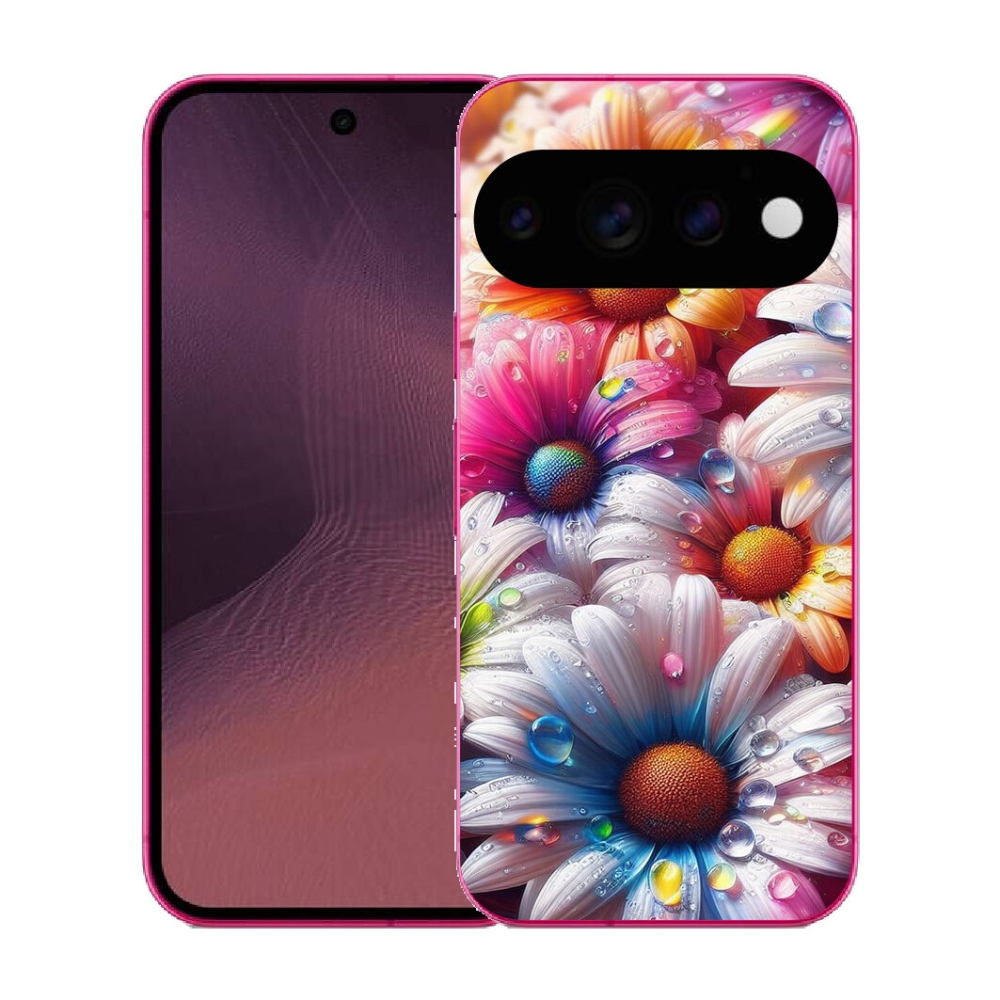 mmCase gél tok a Google Pixel 11-hez – színes margaréták