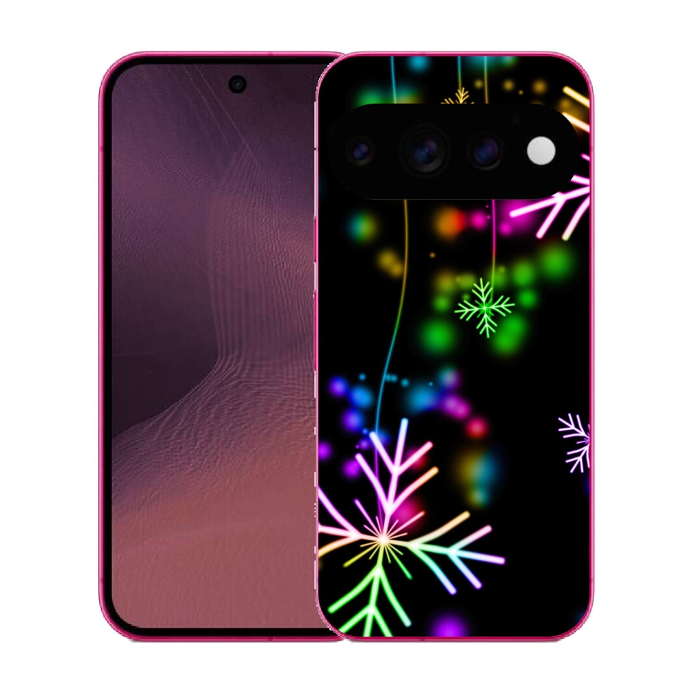 mmCase gél tok a Google Pixel 11-hez – színes hópelyhek