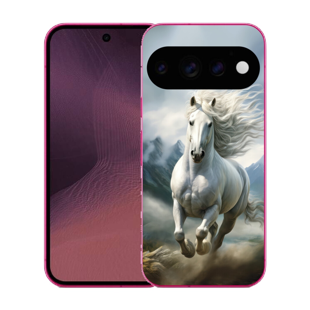 mmCase gél tok a Google Pixel 11-hez – futó fehér ló 3