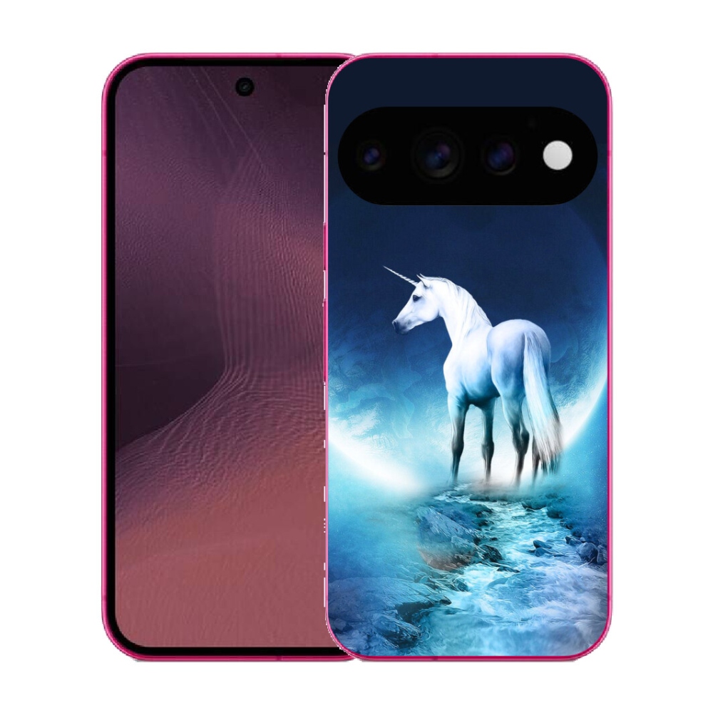 mmCase gél tok a Google Pixel 11-hez – fehér egyszarvú