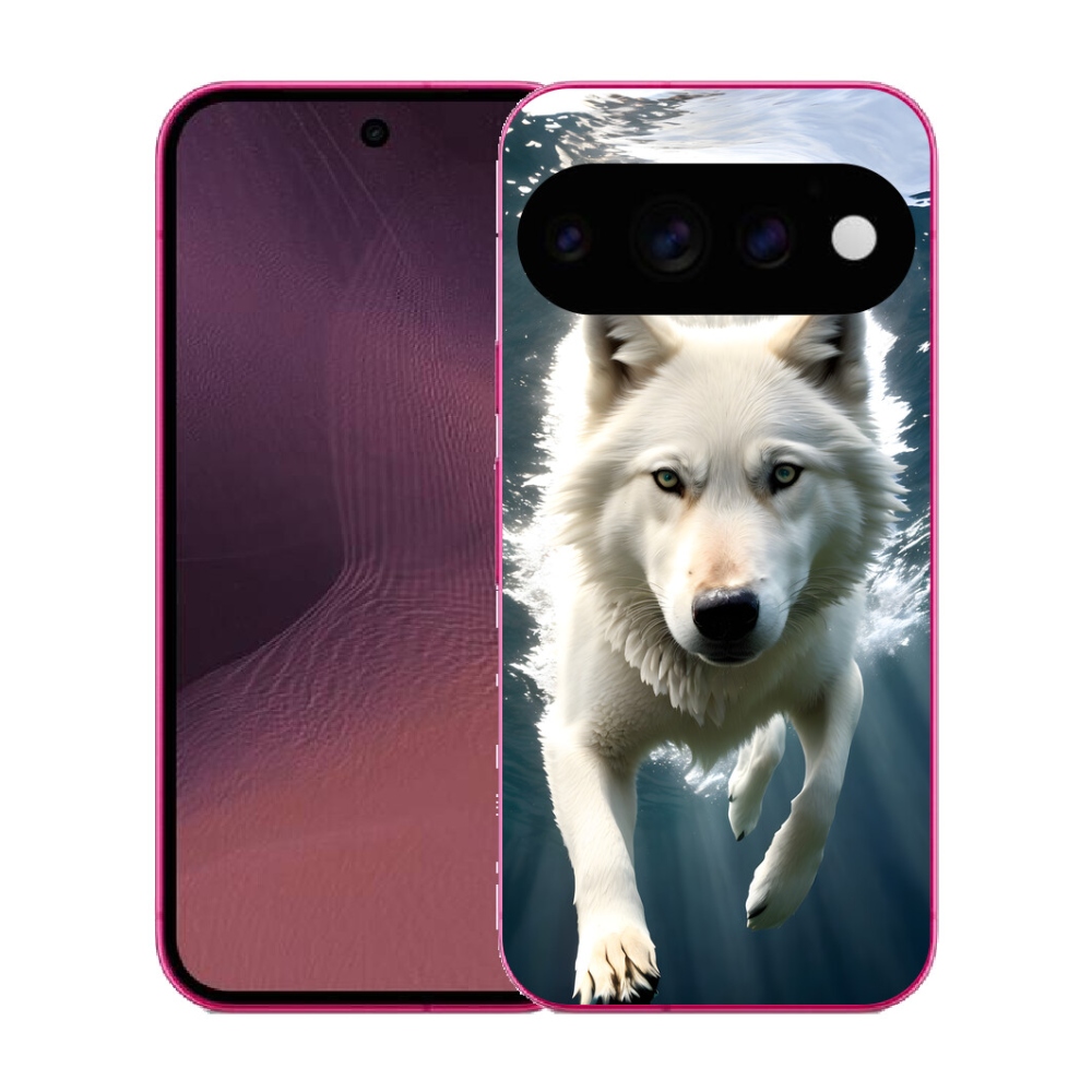 mmCase gél tok a Google Pixel 11-hez – fehér farkas