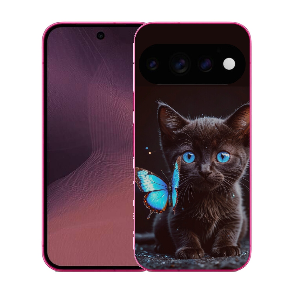 mmCase gél tok a Google Pixel 11-hez – fekete cica 3