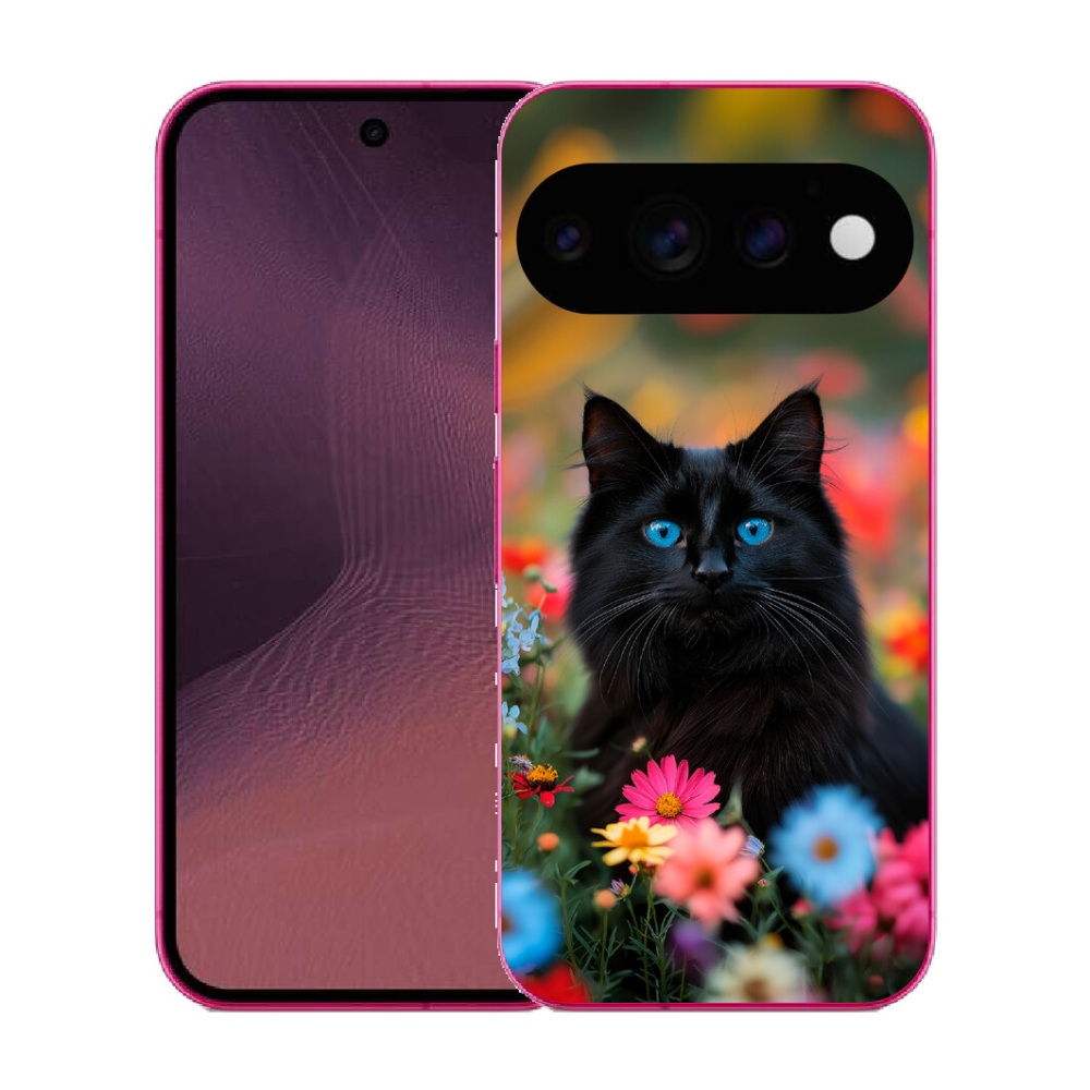 mmCase gél tok a Google Pixel 11-hez – fekete cica 4