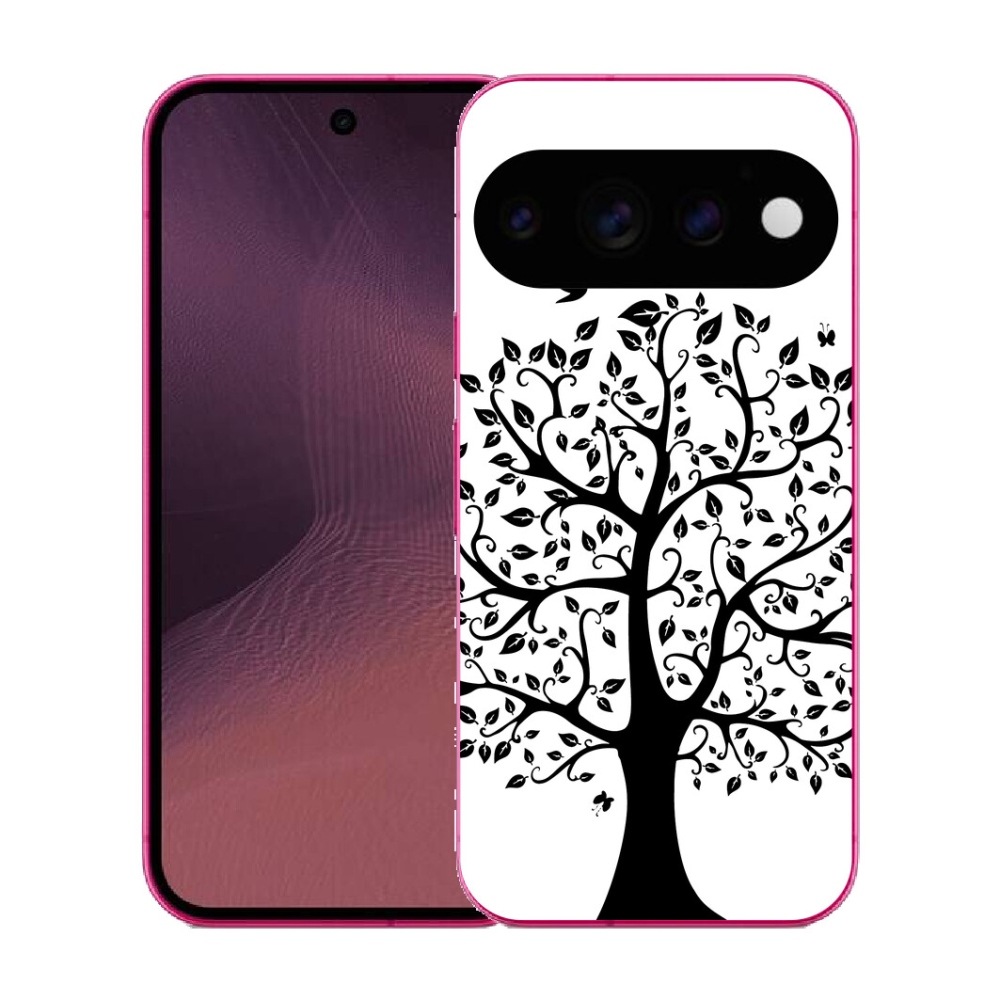 mmCase gél tok a Google Pixel 11-hez – fekete-fehér fa