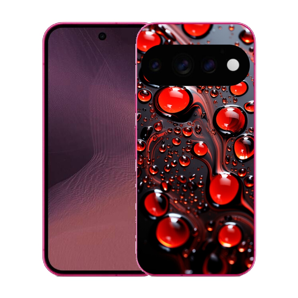 mmCase gél tok a Google Pixel 11-hez – piros cseppek 2