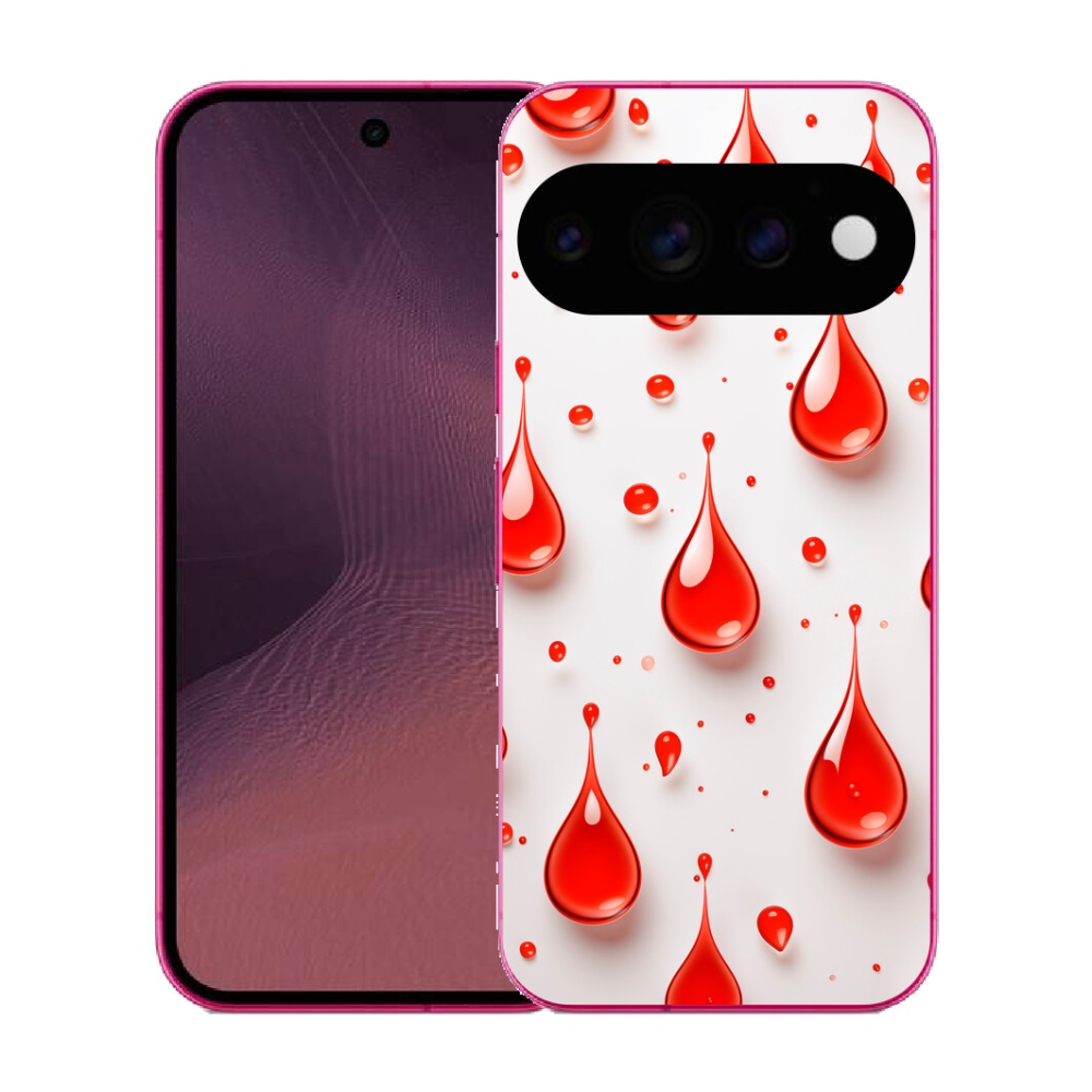 mmCase gél tok a Google Pixel 11-hez – piros cseppek