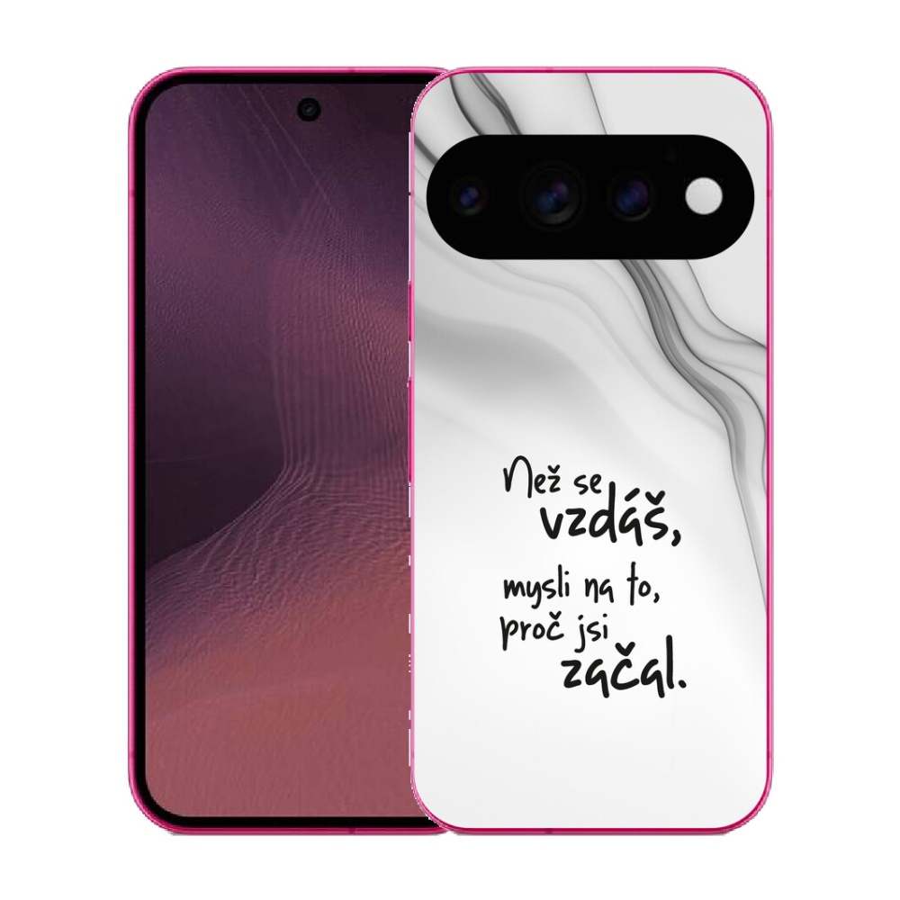 mmCase gél tok a Google Pixel 11-hez – idézet 2, fehér háttérrel