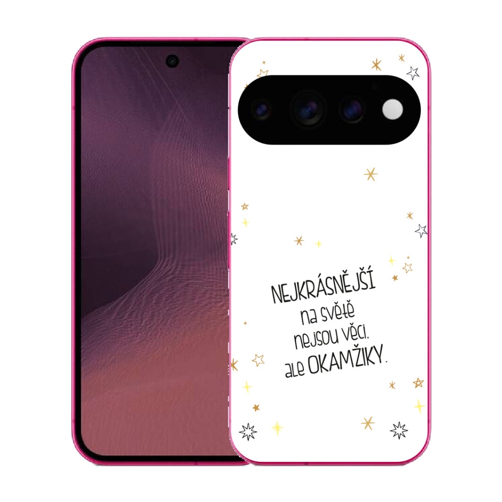 mmCase gél tok a Google Pixel 11-hez – idézet 4, fehér háttérrel