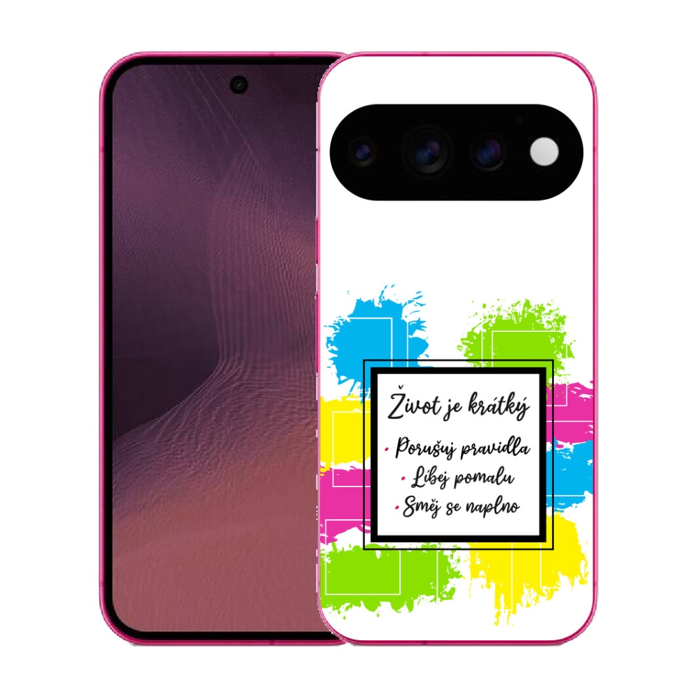 mmCase gél tok a Google Pixel 11-hez – idézet 5, fehér háttérrel