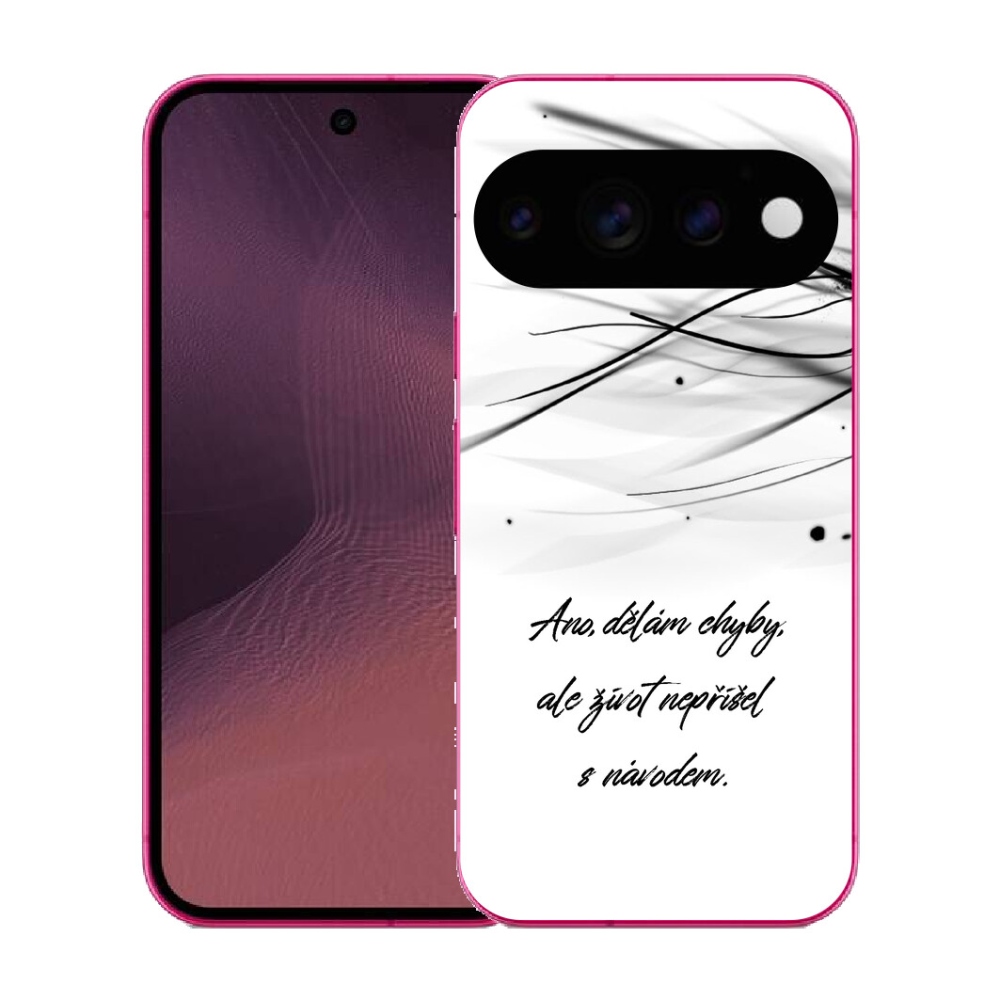 mmCase gél tok a Google Pixel 11-hez – idézet fehér háttérrel