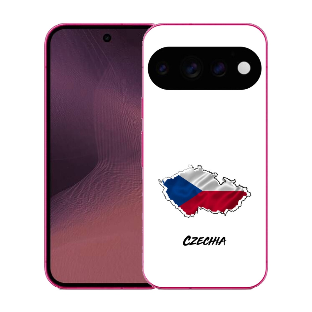 mmCase géltok a Google Pixel 11-hez – Czechia fehér háttérrel