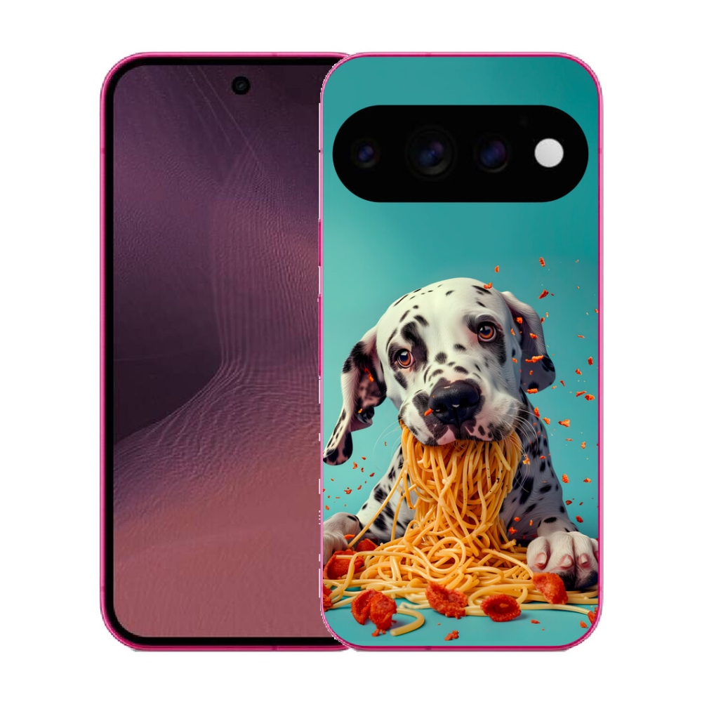 mmCase gél tok a Google Pixel 11-hez – dalmát és spagetti