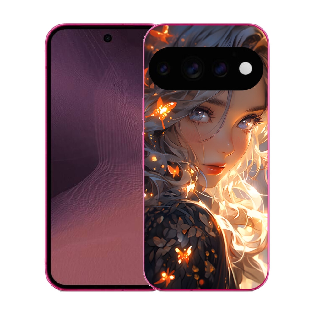 mmCase gél tok a Google Pixel 11-hez – lány és pillangók
