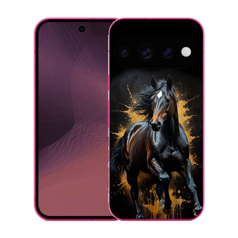 mmCase gél tok a Google Pixel 11-hez – elegáns fekete csikó