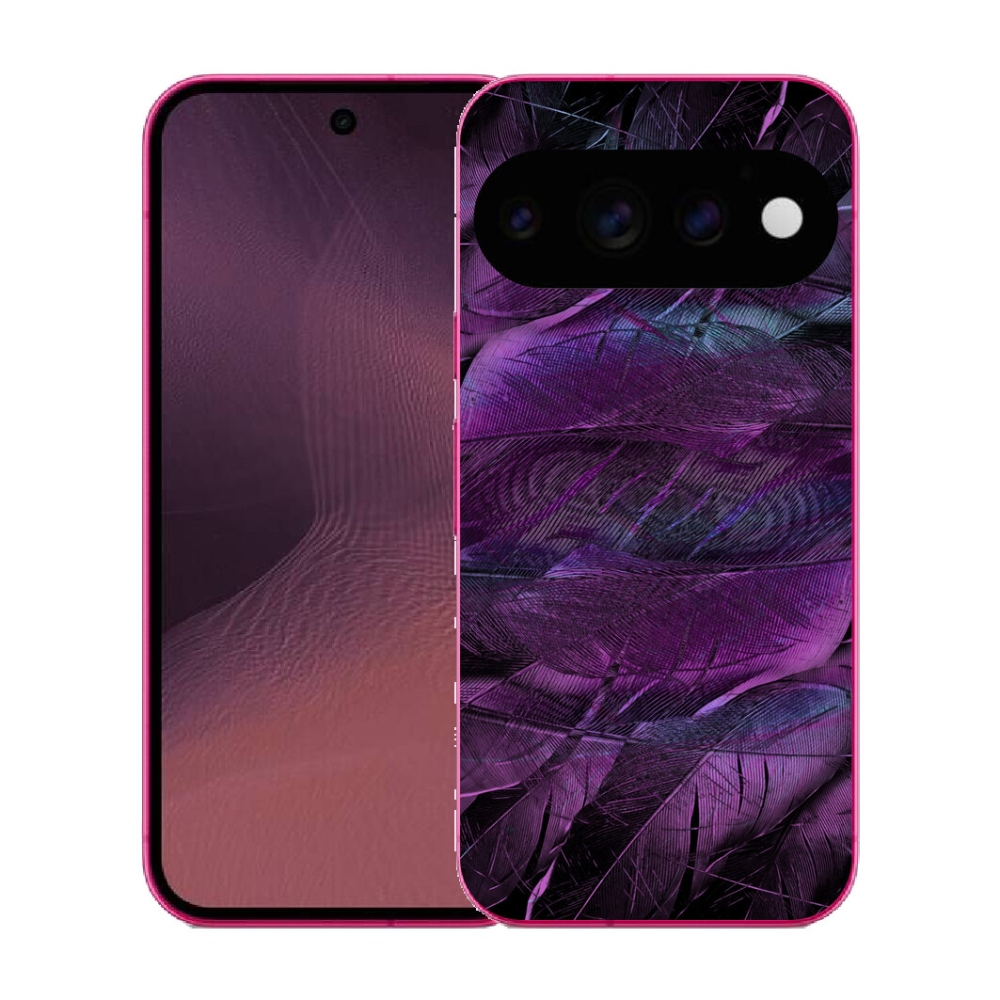mmCase gél tok a Google Pixel 11-hez – lila tollak