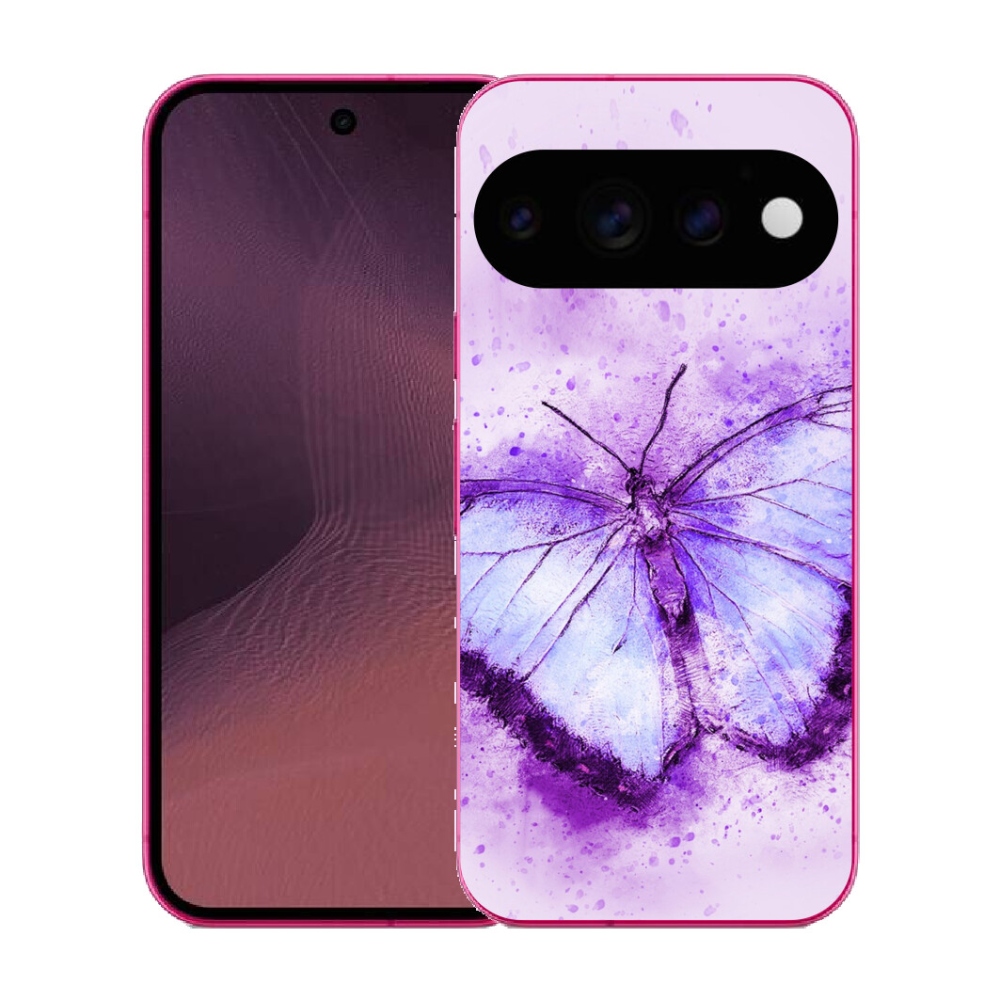 mmCase gél tok a Google Pixel 11-hez – lila pillangó
