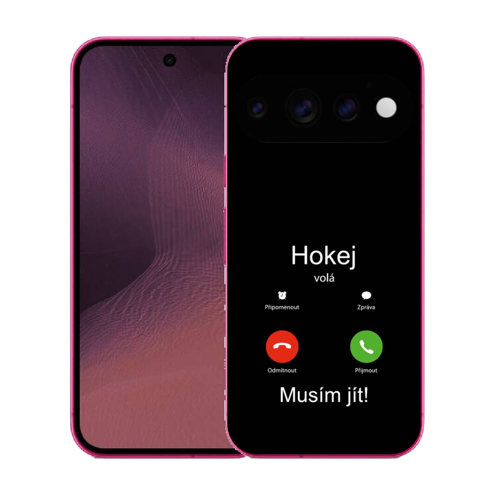 mmCase gél tok a Google Pixel 11-hez – „Hockey Calls” fekete háttérrel