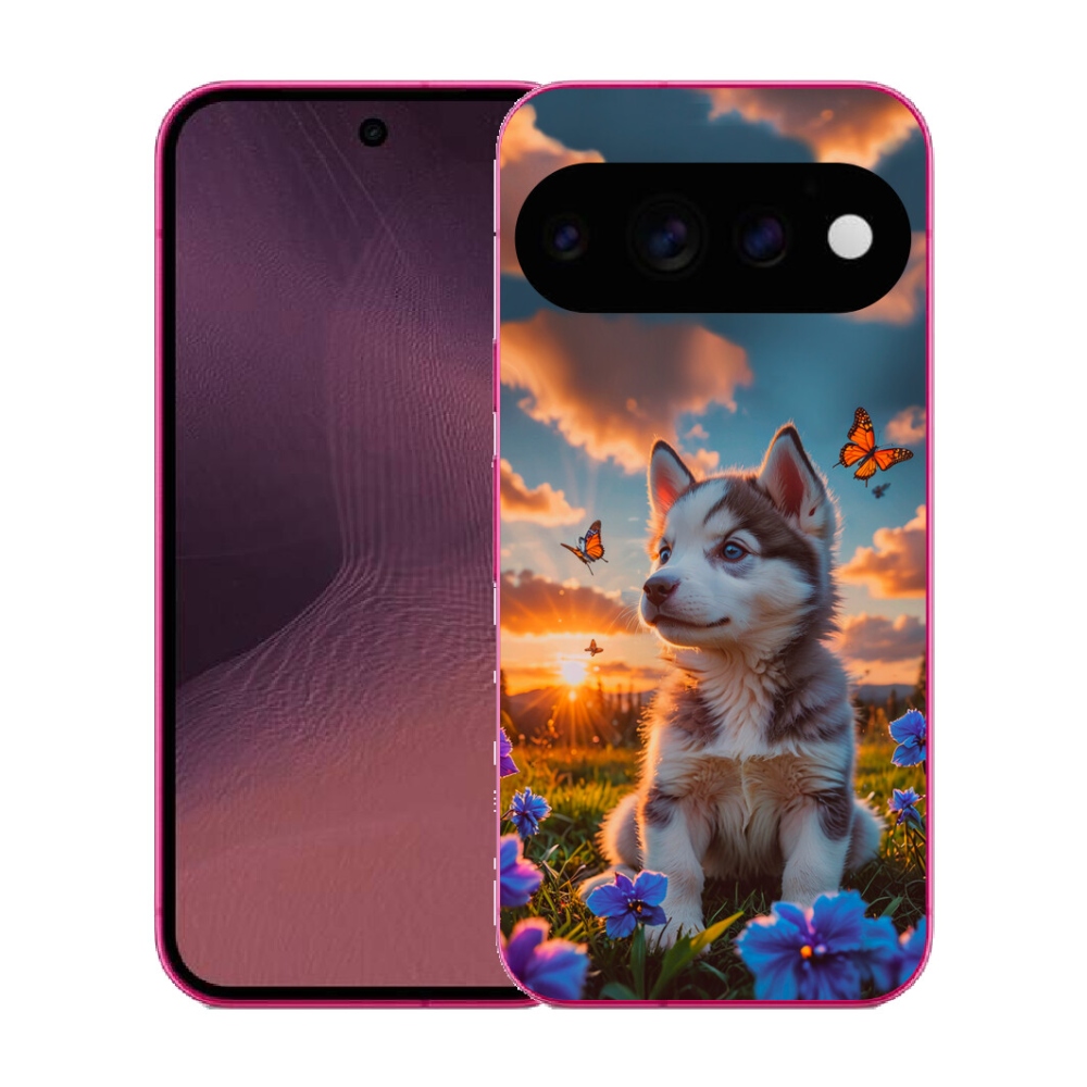 mmCase gél tok a Google Pixel 11-hez – husky naplementekor