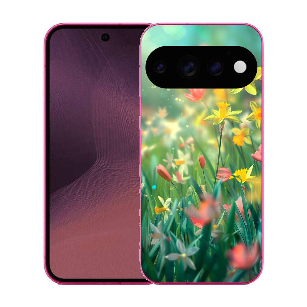 mmCase gél tok a Google Pixel 11-hez – tavaszi virágok