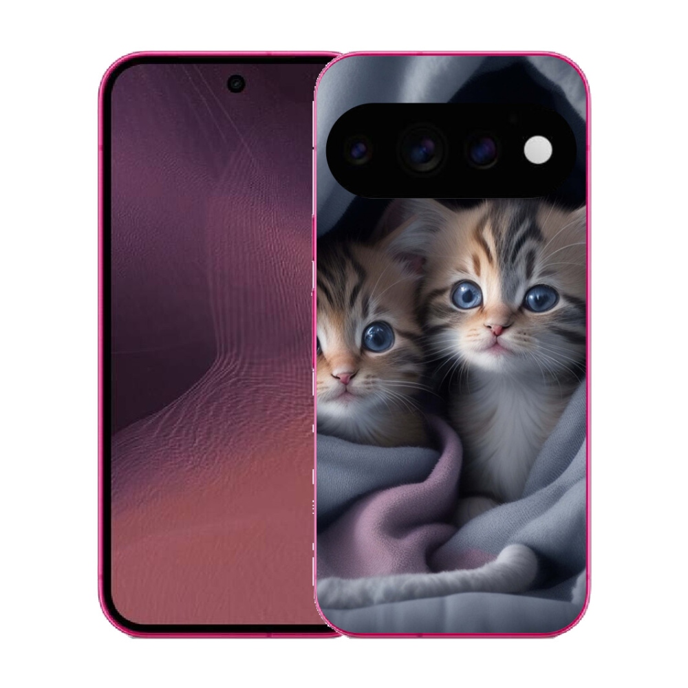 mmCase gél tok a Google Pixel 11-hez – macska-duó 2