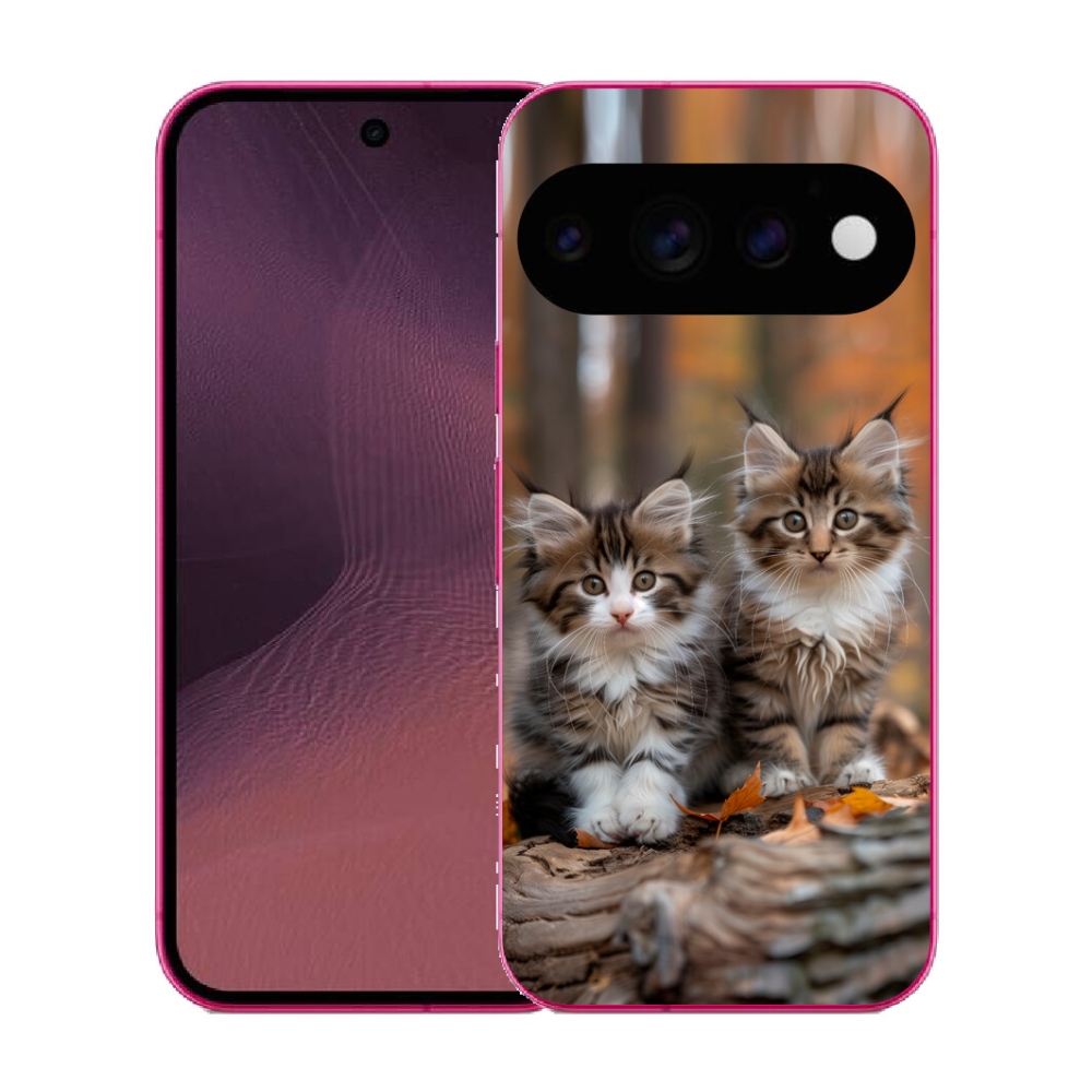 mmCase gél tok a Google Pixel 11-hez – macska-duó 3