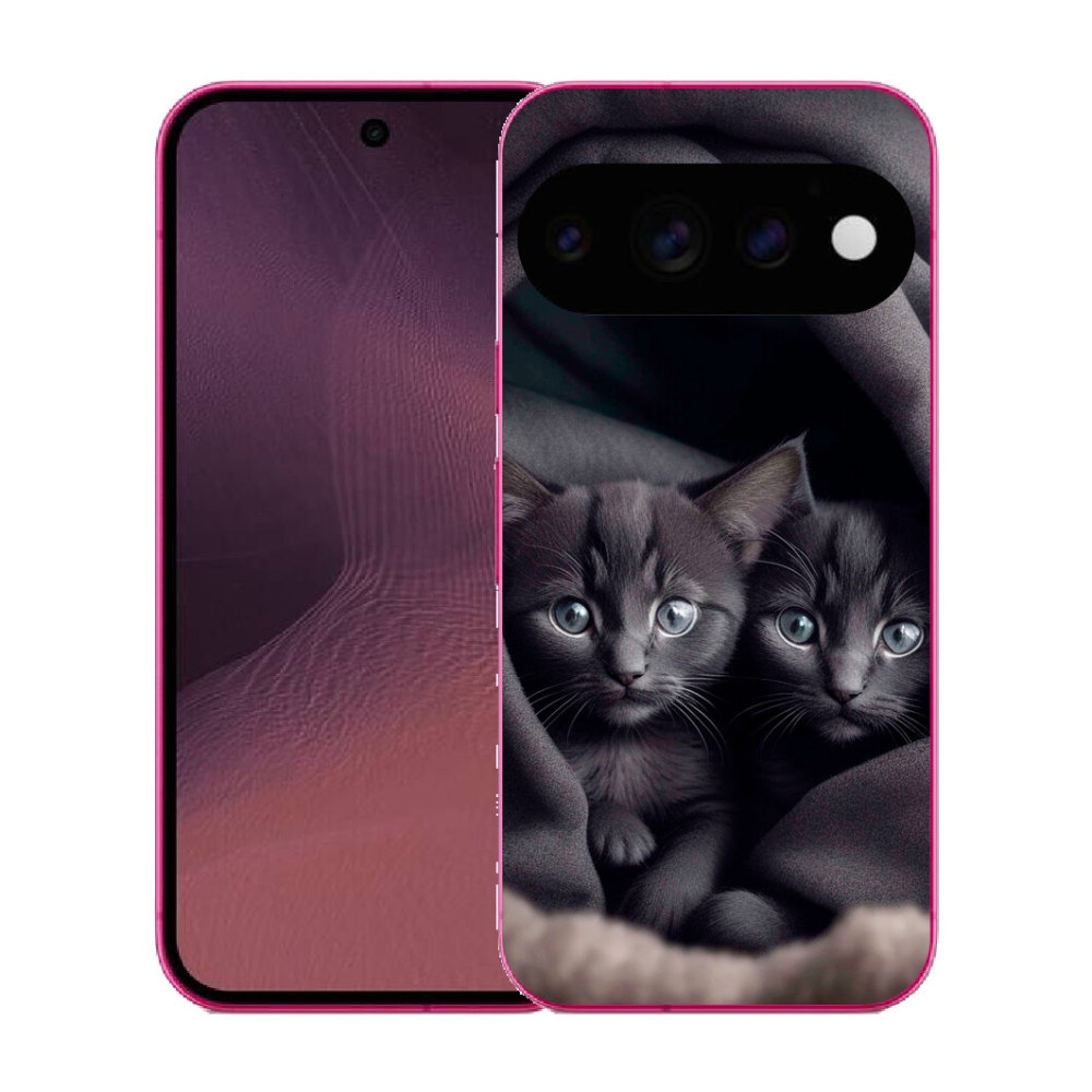 mmCase gél tok a Google Pixel 11-hez – macska-duó
