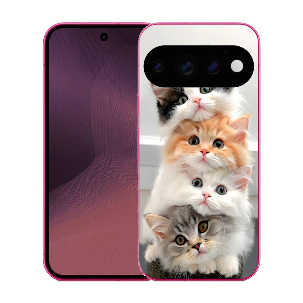 mmCase gél tok a Google Pixel 11-hez – macskás csapat