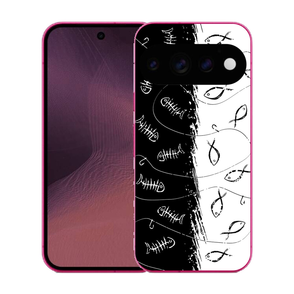 mmCase gél tok a Google Pixel 11-hez – csontvázak és halak