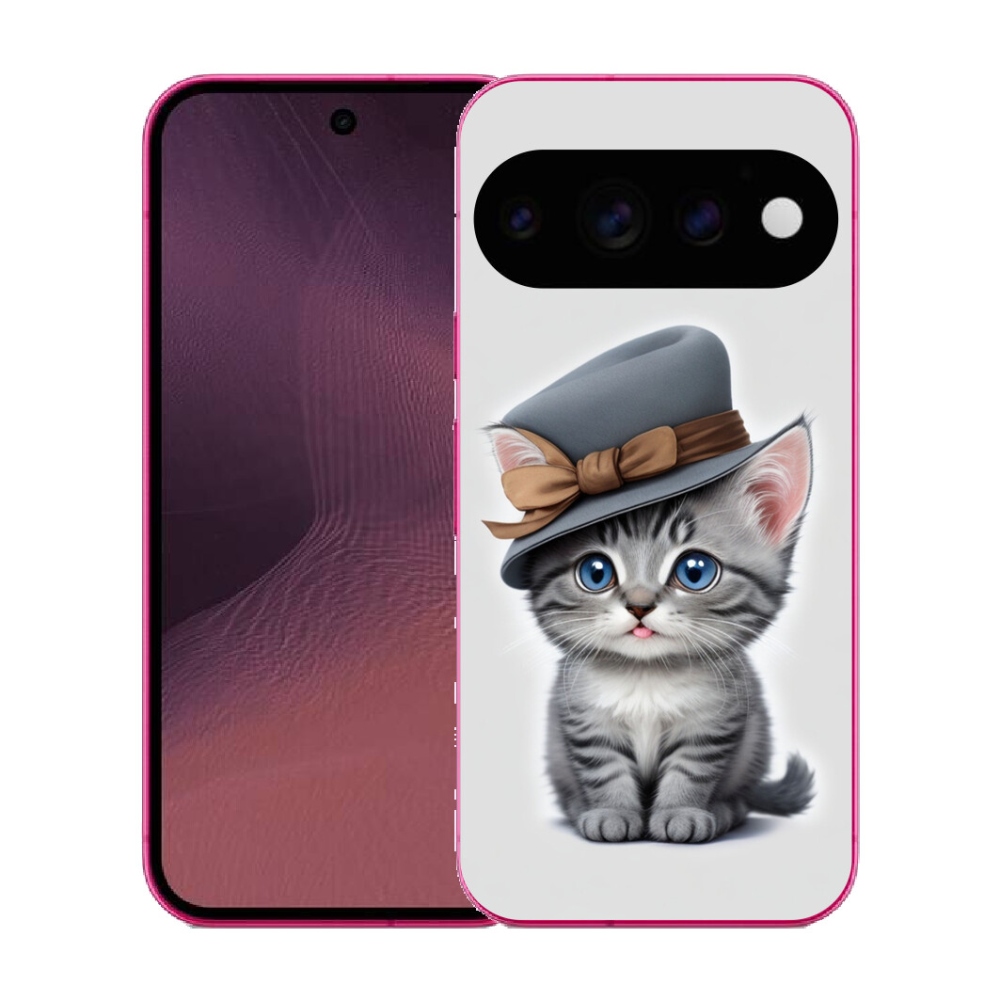 mmCase gél tok a Google Pixel 11-hez – kalapos cica
