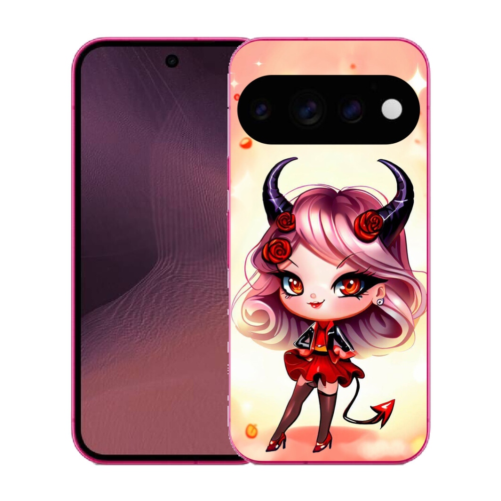 mmCase gél tok a Google Pixel 11-hez – rajzolt kis ördögnő