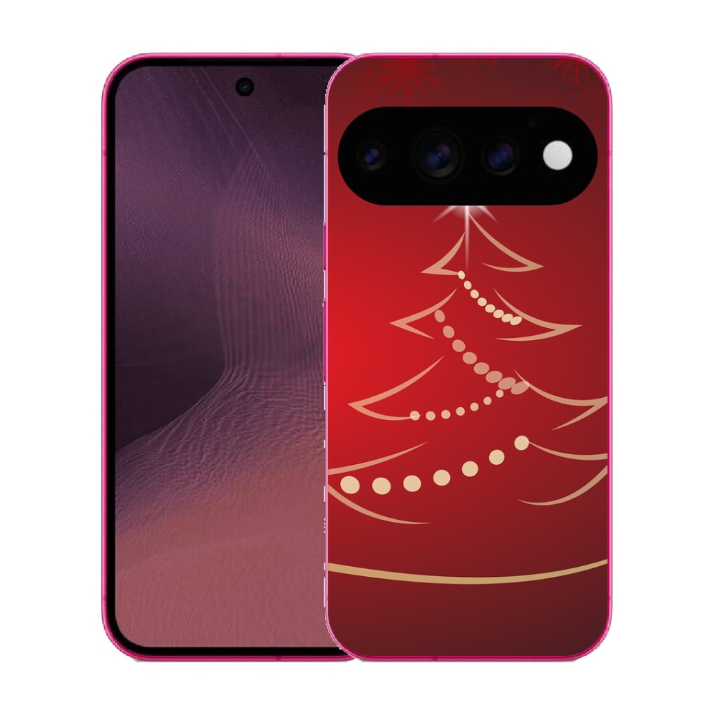 mmCase gél tok a Google Pixel 11-hez – rajzolt karácsonyfa