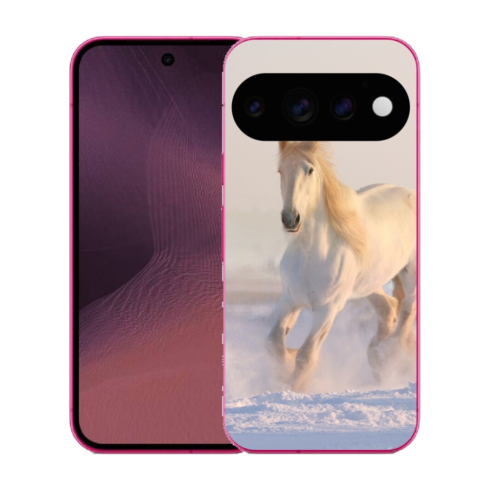 mmCase géltok a Google Pixel 11-hez – ló a hóban