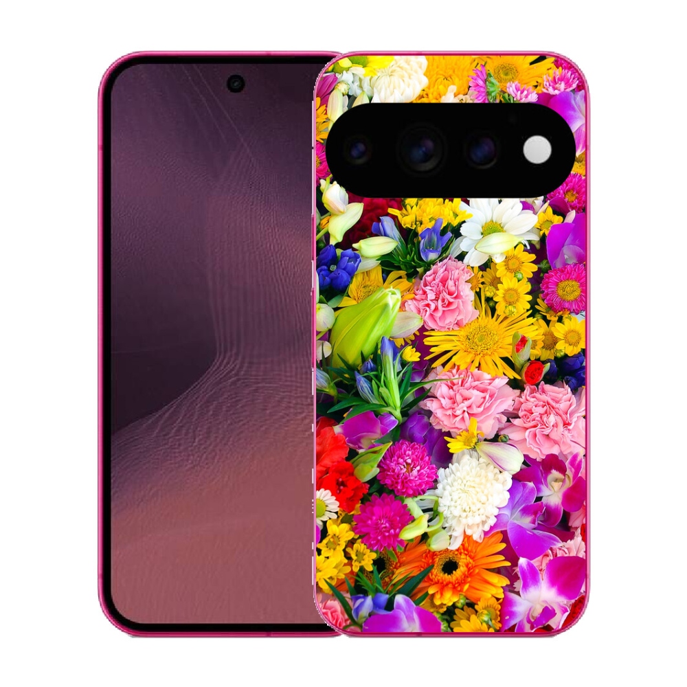 mmCase gél tok a Google Pixel 11-hez – virágok 12