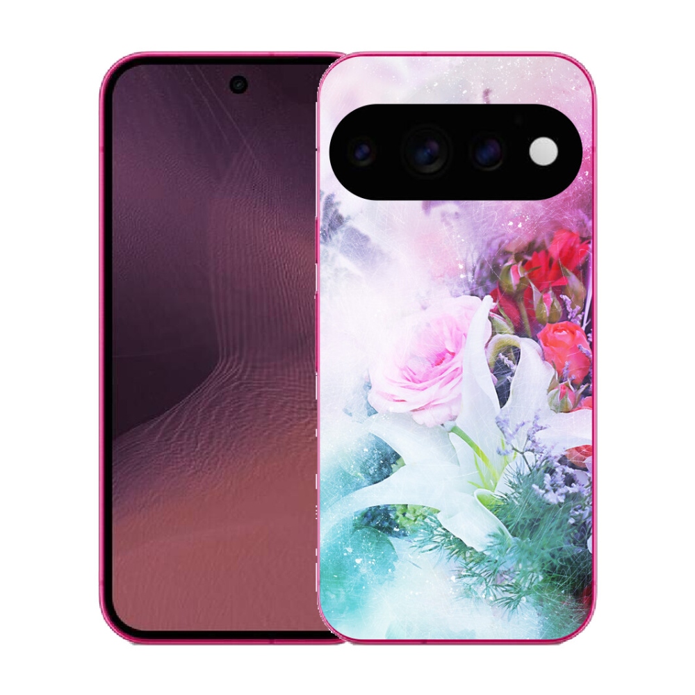 mmCase gél tok a Google Pixel 11-hez – virágok 4