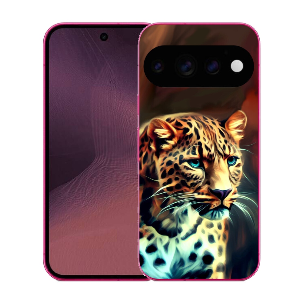 mmCase gél tok a Google Pixel 11-hez – leopárdminta
