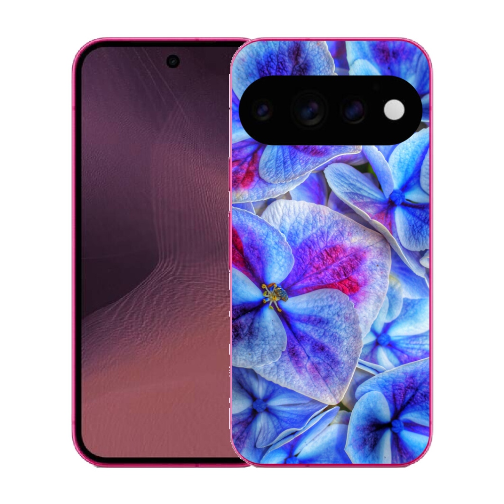 mmCase gél tok a Google Pixel 11-hez – kék virágok 1