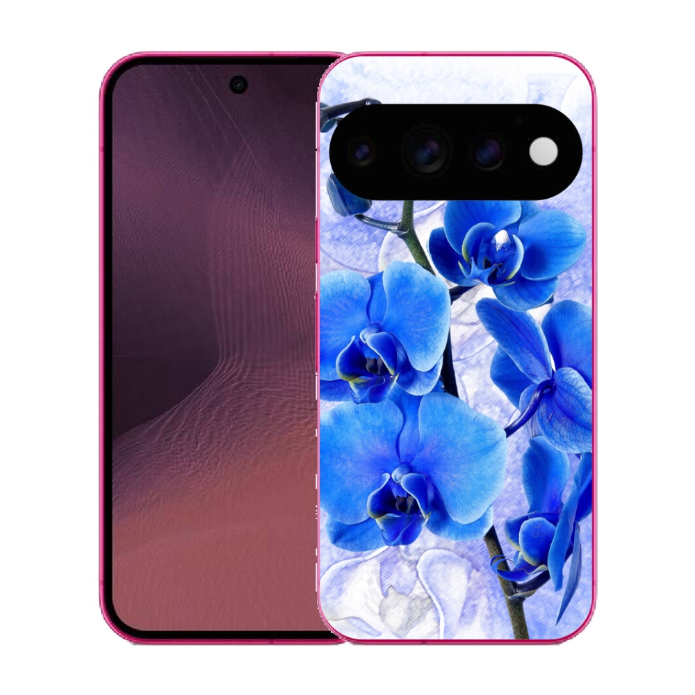 mmCase gél tok a Google Pixel 11-hez – kék virágok
