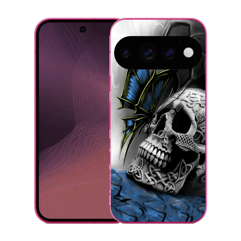 mmCase gél tok a Google Pixel 11-hez – pillangó és koponya
