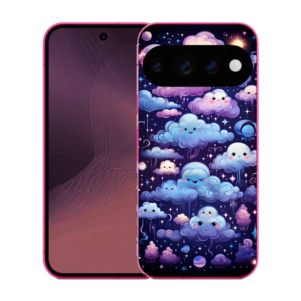 mmCase gél tok a Google Pixel 11-hez – felhőmintás