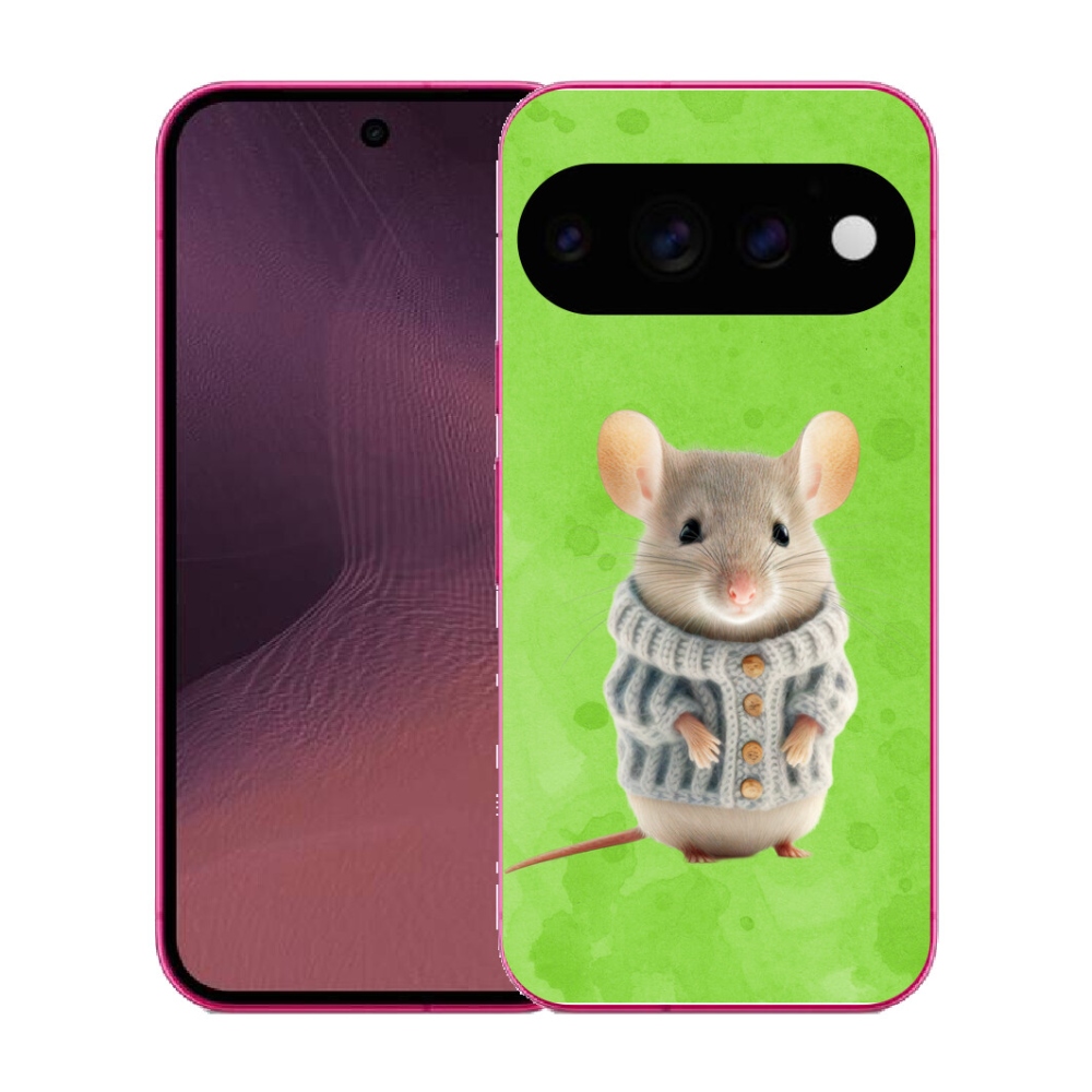 mmCase gél tok a Google Pixel 11-hez – egér pulóverben