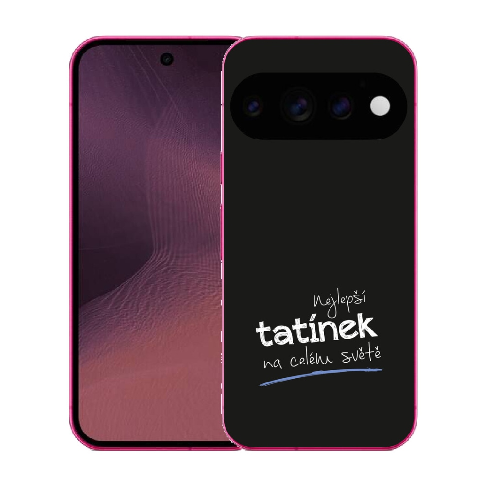 mmCase gél tok a Google Pixel 11-hez – „A legjobb apa” 4, fekete háttérrel