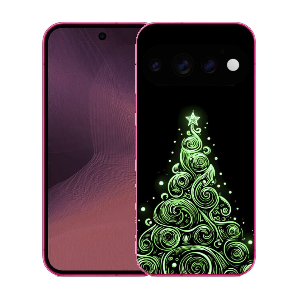 mmCase gél tok a Google Pixel 11-hez – neon karácsonyfa 3