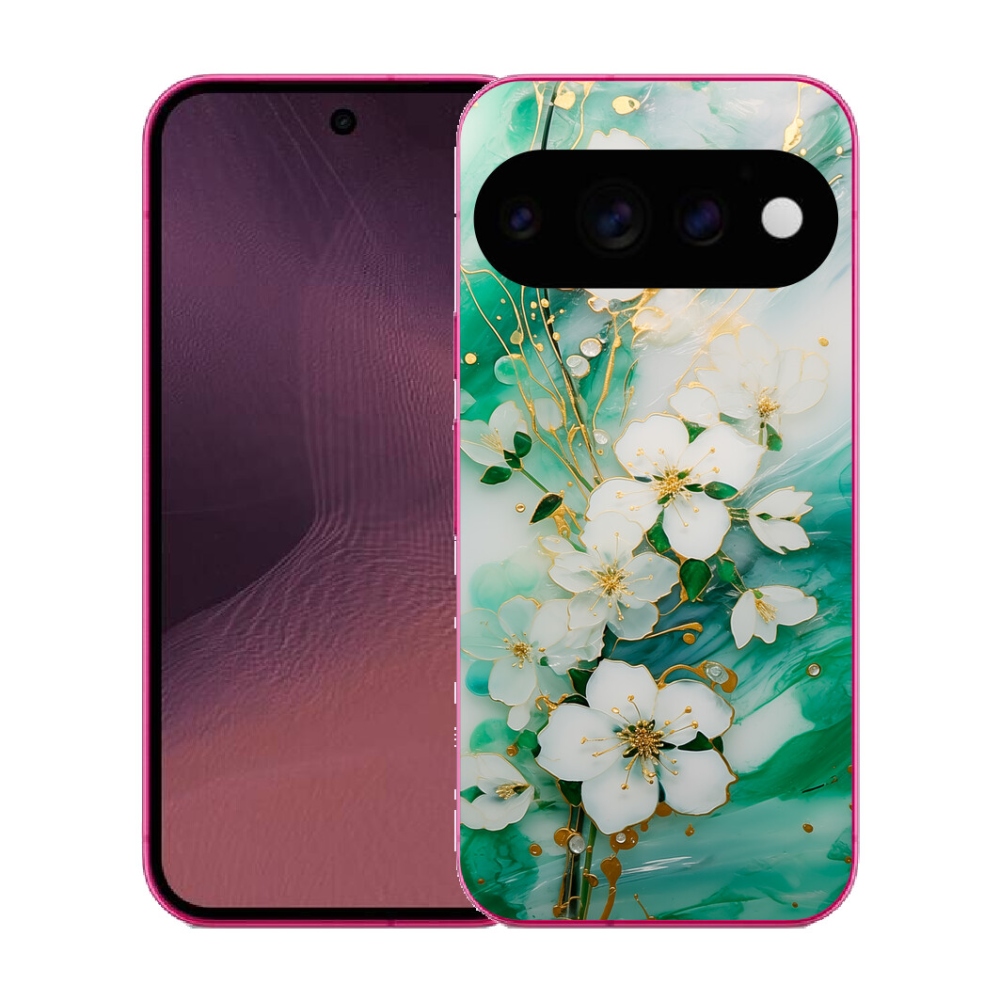 mmCase gél tok a Google Pixel 11-hez – finom virágok