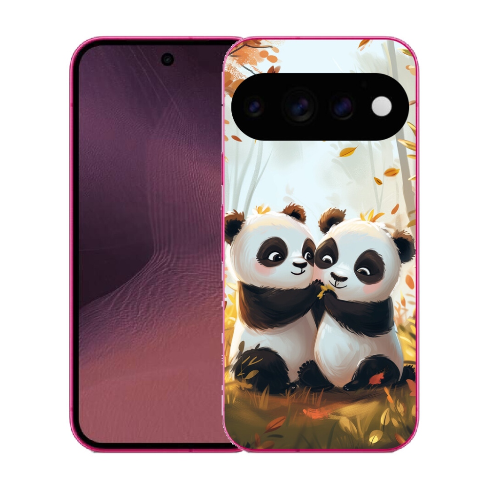 mmCase gél tok a Google Pixel 11-hez – pandák