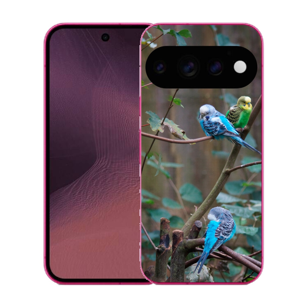 mmCase gél tok a Google Pixel 11-hez – papagájok egy ágon