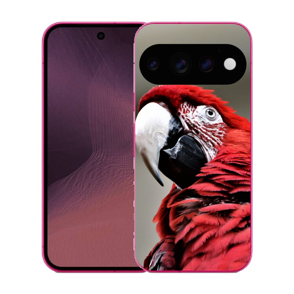mmCase gél tok a Google Pixel 11-hez – vörös ara papagáj
