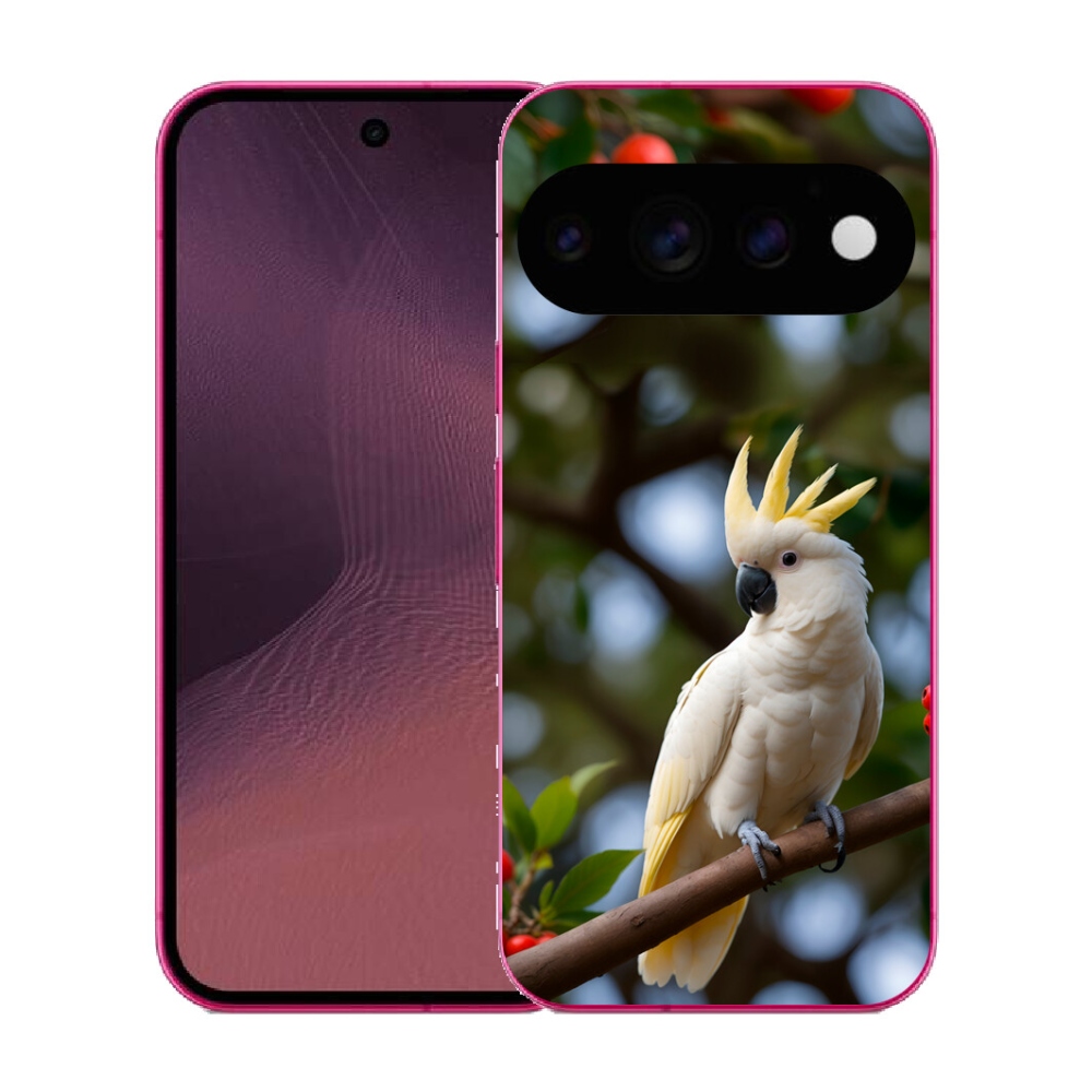 mmCase gél tok a Google Pixel 11-hez – kakadu papagáj 3