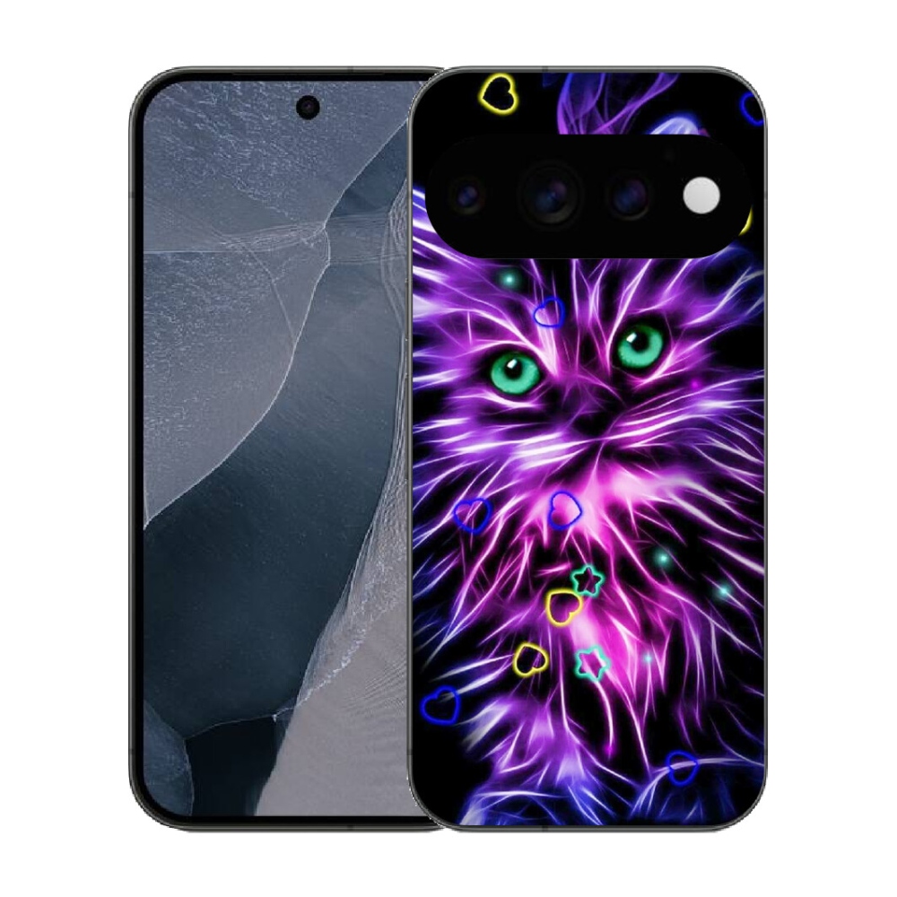 mmCase géltok a Google Pixel 11 Pro-hoz – absztrakt macska