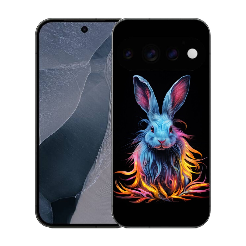mmCase géltok a Google Pixel 11 Pro-hoz – absztrakt nyúl